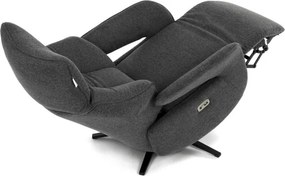 Polohovacie kreslo sivé, elektrické TV-B3973 GREY2
