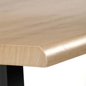 Jedálenský stôl 80x140 cm HT-F4514 OAK divoký dub