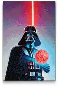 Gario Diamantové maľovanie Darth Vader Rozmery: 60 x 80 cm, Rámovanie: S vnútorným rámom, Diamanty: Štvorcové