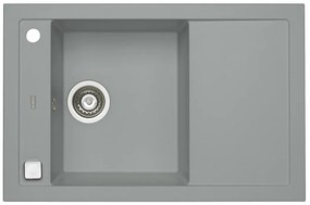 ALVEUS CZ FORMIC 30/81 Beton (760x500mm)+ pop-up sifon F