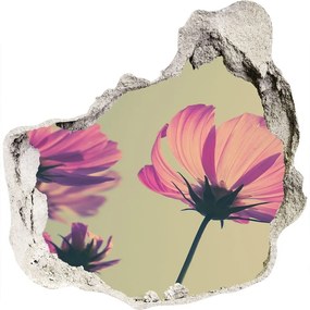 Fotoobraz diera na stenu Ružové kvety nd-p-104707608