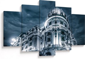 Obraz architektúry v tme (150x105 cm)