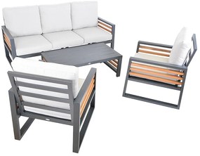 Hliníková zostava NEWPORT pre 5 osôb