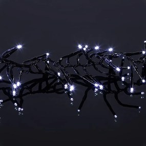 Svetelná reťaz vnútorná / vonkajšia studená biela 384 LED