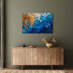 Obraz - Modrozlatá maľba (90x60 cm)