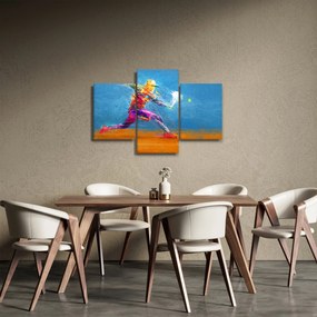Obraz - Maľovaný tenista (90x60 cm)