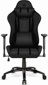 Herná ergonomická stolička HC-1013 – čierny poťah z kvalitnej textílie