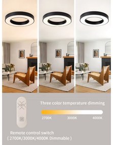 Immax NEO 07209L-LED Stmievateľné svietidlo PASTEL LED/53W/230V 60cm čierna Tuya+DO