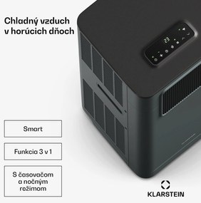 Klarstein Breeze Box 9K Smart PAC klimatizácia, Režim 3 v 1, Inteligentné ovládanie, do 32 m², 24h časovač, mobilná