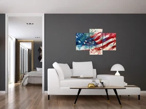 Obraz - Vlajka USA (90x60 cm)