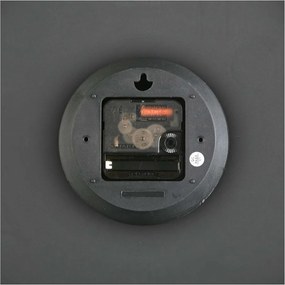 Sivé nástenné hodiny Versa In Time, ⌀ 32,7 cm