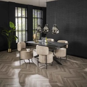 Rozkladací jedálenský stôl 45-29 160/240x90cm Ceramic Australian Black  - Komfort-nábytok
