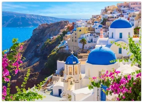 Obraz - Santorini, Grécko (70x50 cm)