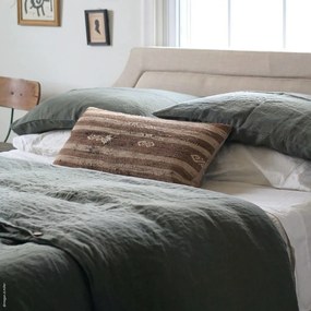 Ľanová obliečka na vankúš 40x60 cm Forest Green – Linen Tales