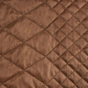 Dekorstudio Zamatový prehoz na posteľ LUIZ3 v medenej farbe Rozmer prehozu (šírka x dĺžka): 170x210cm
