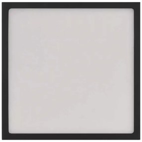 LED Stropné svietidlo LED/21W/230V 3000/3500/4000K 22,5x22,5 cm čierna