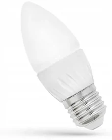 Toolight - Teplá LED žiarovka E-27 230V 6W 480lm Sviečka 13061, OSW-01019
