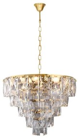 Krištáľový luster na reťazi CHELSEA 6xE14/40W/230V