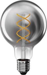 LED žiarovka dekoratívna DYMOVÁ G95 teplá biela