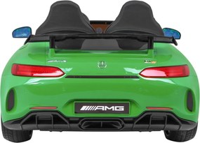 Ramiz Elektrické autíčko Mercedes-Benz GT R pre deti zelené + pohon 4x4