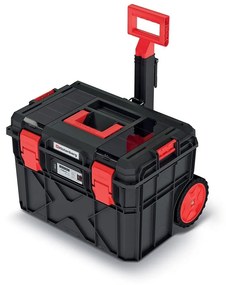 Kufor s kolieskami A, 40 cm, organizér, čierna