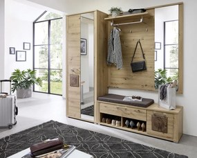 Predsieňová šatníková skriňa Tira, dub artisan