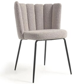 Sivé jedálenské stoličky v súprave 2 ks Aniela – Kave Home