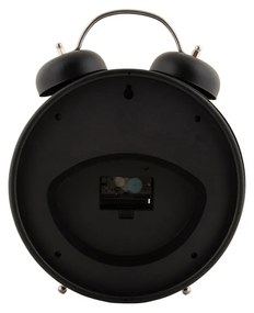 Karlsson 6019BK dizajnové stolné hodiny/budík čierna, pr.. 30 cm