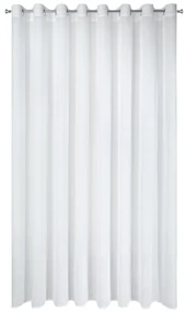 ZÁCLONA NA KRÚŽKOCH VIOLA 400X250 CM BIELA
