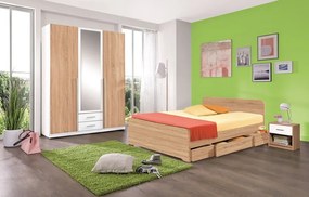 Posteľ so zásuvkami Boro 2, 90x200 cm