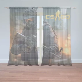Sablio Záclony CS:GO Vojak 2: 2ks 150x250cm