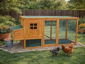Drevený kurník KENNIVA RUSTY 2000 x 750 x 1030 mm
