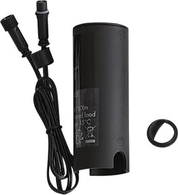 12V zemné bodové svietidlo čierne vrátane LED IP67 - Voltaire Linsey