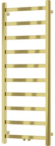 Mexen Bolt, vykurovacie teleso 1200 x 500 mm, 251 W, spodné a stredové, zlatá lesklá, W126-1200-500-00-50