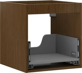 Mexen Box-A, závesná skrinka 45 cm, 1 zásuvka, orech, 91AX0-0450-470-1-86