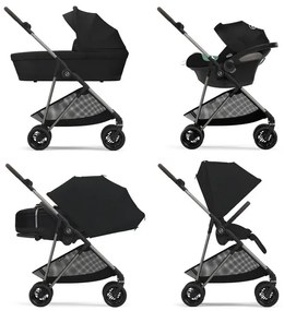 Cybex športový kočík Melio moon black