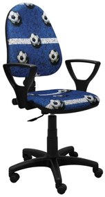 Detská stolička Argo fotbal modrá