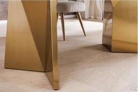 Jedálenský stôl Luxury 45929 200x100cm Biely Mramor  - Komfort-nábytok