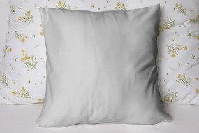 Polášek Jednofarebná obliečka na vankúš Jersey - Svetlošedá | 40 x 60 cm