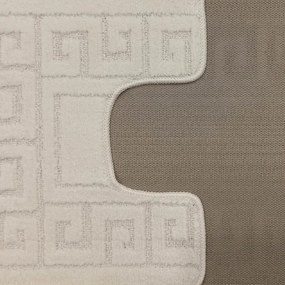 Sada kúpeľňových koberčekov Montana Ethnic Pearl White