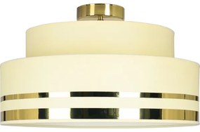 Stropné svietidlo TAMI 1xE27/60W/230V pr. 40 cm béžová/zlatá