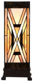 Vitrážová stolná lampa PRISM 44*17