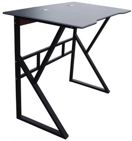 Počítačový stôl v čiernej farbe