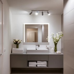 Brilagi - Kúpeľňové bodové svietidlo SELE 4xGU10/30W/230V IP44 strieborná