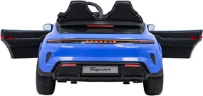 Elektrické autíčko Porsche Taycan Turbo S modré