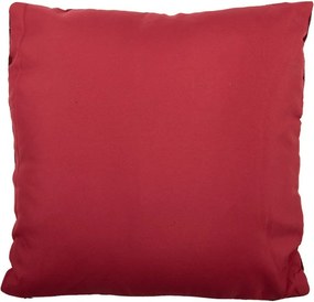 Červený vankúš s vločkami - 45*45*4 cm