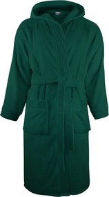 The One Towelling® Župan s kapucňou - Tmavozelená | S/M