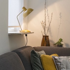 Inteligentná stolná lampa žltá s bronzovou farbou vrátane WiFi P45 - Milou