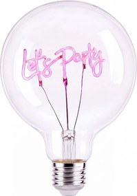 BRIGHT LIGHT LED Žiarovka "Let's Party" - ružová
