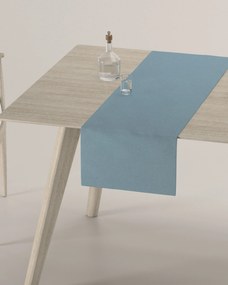 Štóla na stôl farba produktu modrá látka zapletaná, zatemňovacia